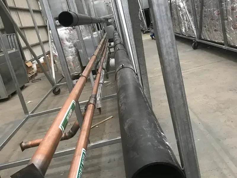 Prefabricated pipe modules
